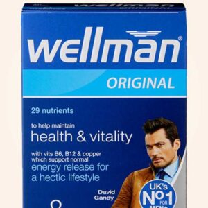 ويلمان اورجينال مكمل غذائي للرجال Vitabiotics Wellman original 30 قرص