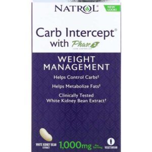 حبوب حرق الكربوهيدرات والحفاظ على الوزن | Carb Intercept with Phase 2 Carb Controller veggie capsules