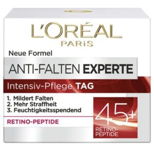 كريم النهار من لوريال - loreal Day cream anti-wrinkle expert 45+, 50 ml