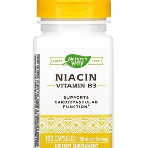 نياسين فيتامين Nature’s Way Niacin 100 mg 100 كبسولة