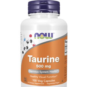 كبسولات مكمل التورين Now Foods Taurina 500 mg
