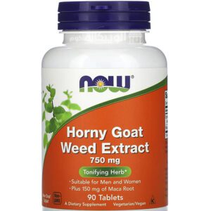Now foods horny goat weed with maca tablets