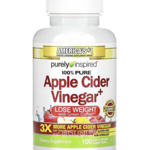 Purely inspired apple cider vinegar with green coffee tablets