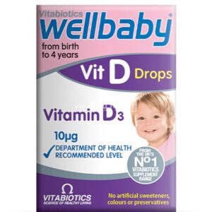 Wellbaby vitamin d drops newborn and kids to grow bones and teeth
