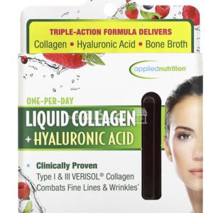 Applied nutrition Liquid collagen with hyaluronic acid for skin revitalization