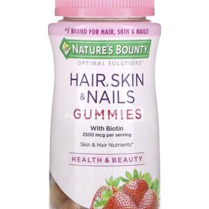 فيتامينات هير سكن نيلز Nature's Bounty Hair, Skin & Nails Gummies with Biotin 1,250 mcg
