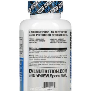 EVLution Nutrition L - Arginine1500, 100 Capsules