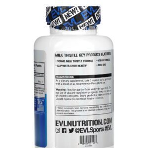 EVLution Nutrition Milk Thistle 300 mg 60 Veggie Capsules