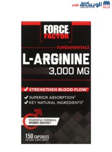 Force Factor L-Arginine 3000 Mg 150 Capsules