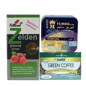 Fat burning supplements turbo slim capsules + Zelden drops + Svitol herbs