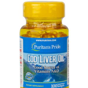 Cod liver oil capsules puritan's pride for overall health
