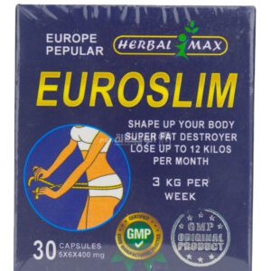 Herbal max Euroslim burn diet pills for lose weight - 30 Capsules