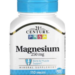 حبوب مغنيسيوم 21st Century Magnesium 250 mg
