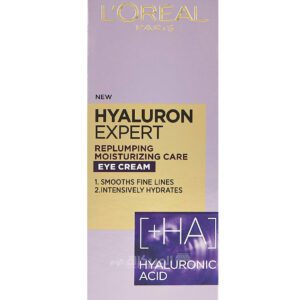 كريم لوريال للعين هيالورون اكسبيرت 15 مل - l'oreal eye cream hyaluron expert
