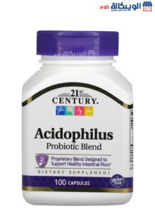 21St Century Probiotic Acidophilus Blend Capsules For Support Digestive Health 100 Capsules