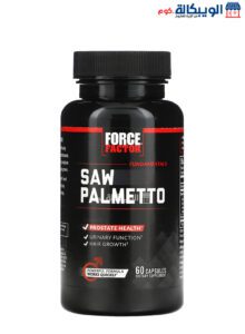Force Factor Saw Palmetto Capsules For Improve Prostate Health 60 Capsules